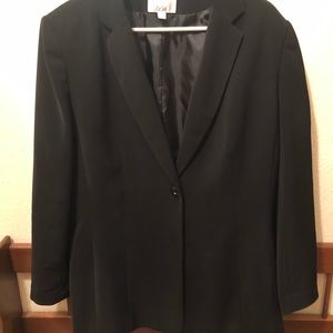 🧳Le Suit Longer Black Suit Jacket, with Stretch, Ladies Size 16!!⭐️